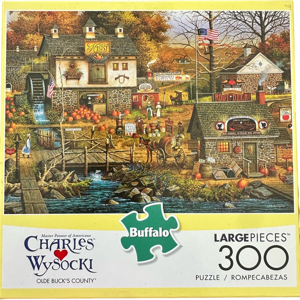 Charles Wysocki Olde Buck’s County 300 Piece Puzzle